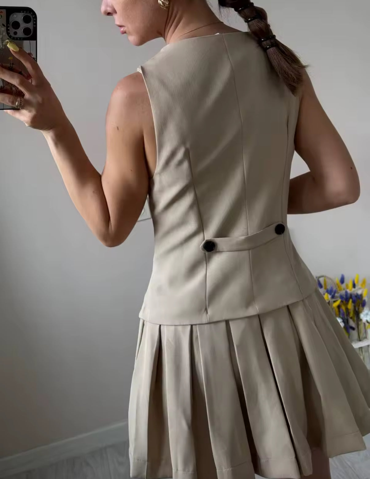 Robe Chic Sans Manches - MANON