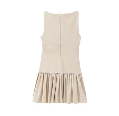 Robe Sans Manches avec Nœuds – CLÉMENCE