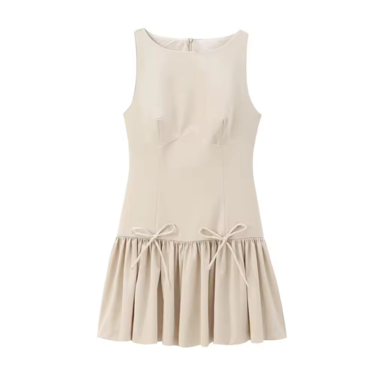 Robe Sans Manches avec Nœuds – CLÉMENCE