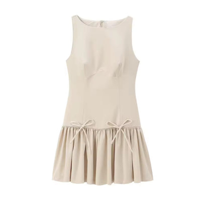 Robe Sans Manches avec Nœuds – CLÉMENCE