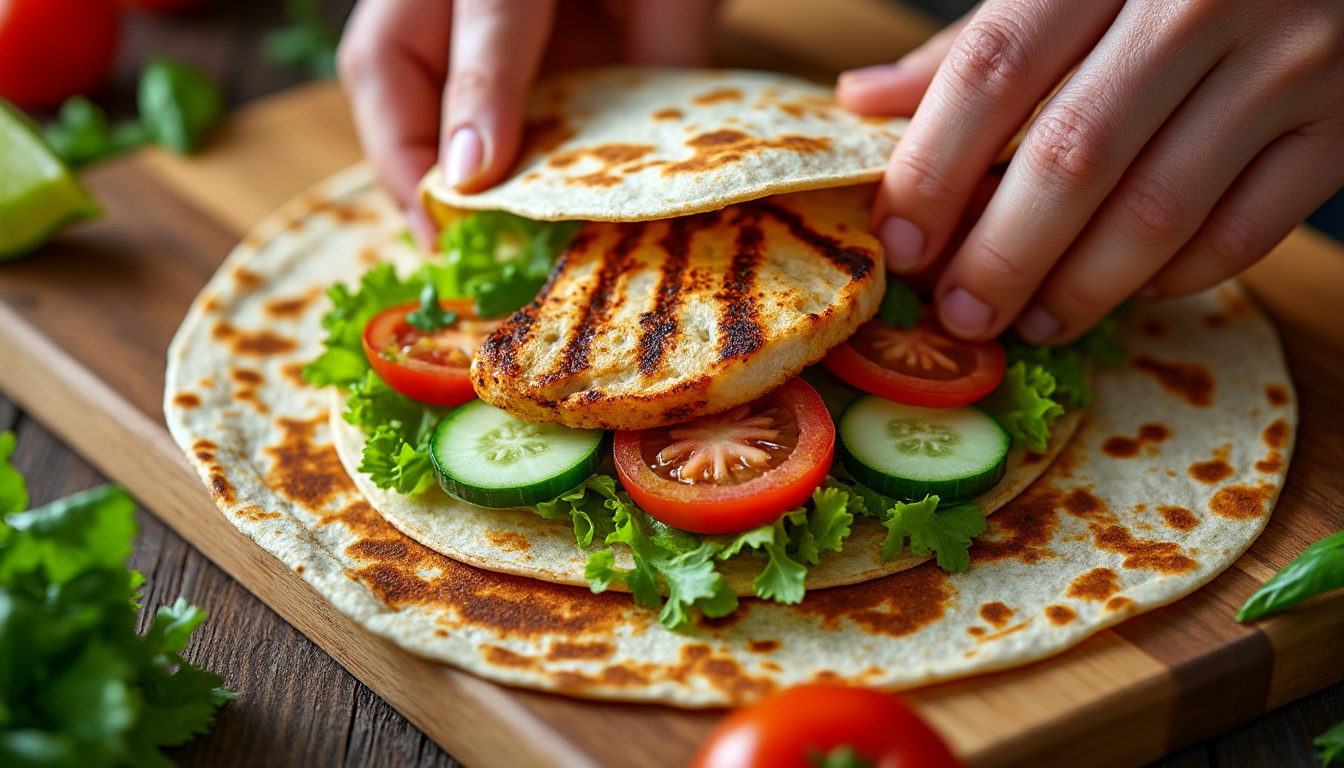 découvrez comment plier un wrap facilement et rapidement pour un repas savoureux et bien présenté. suivez nos astuces simples pour maîtriser cette technique.