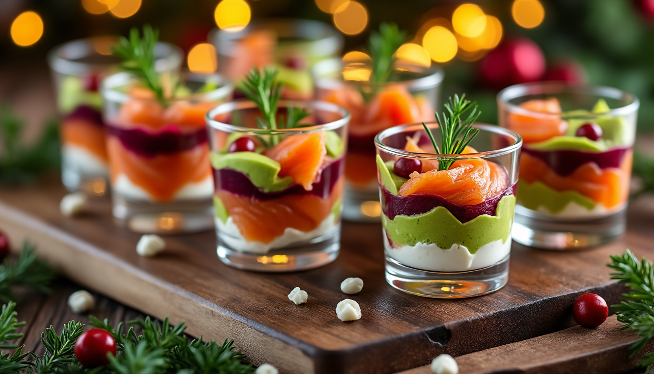 découvrez des recettes délicieuses et originales de verrines de noël pour sublimer vos repas festifs avec élégance et saveurs.