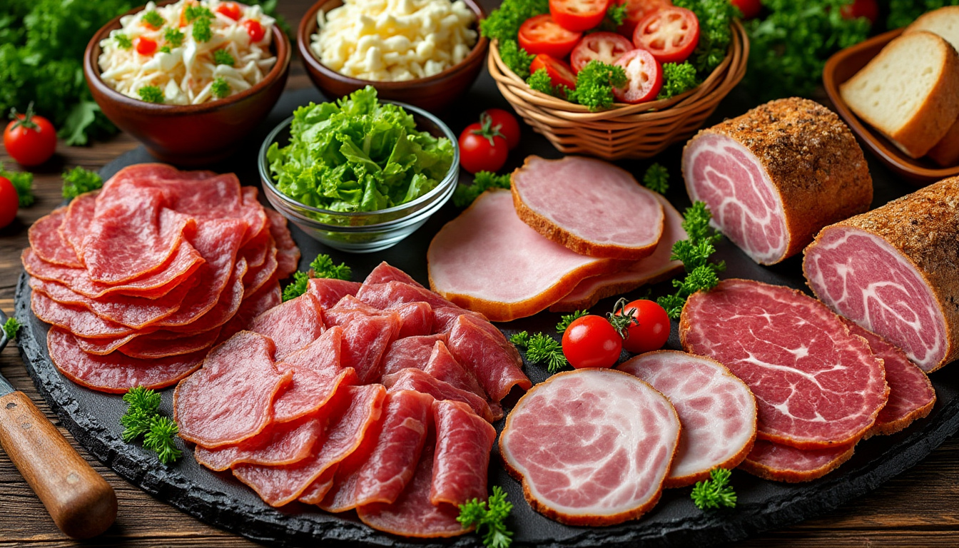 découvrez notre sélection de viandes fraîches et savoureuses, parfaites pour un buffet froid réussi. idéal pour vos réceptions et événements.